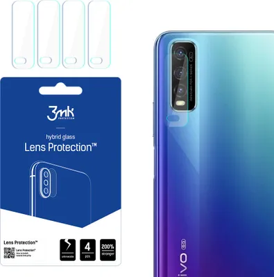 Produktbild von 3mk Hybridglas Lens Protection für Vivo Y70T Kamera Objektiv Kameralinse 0,16mm 6H (4 Stück)