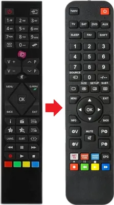 Produktbild von Fernbedienung passend für JVC LT-43V2100 | LT-43VF43A | LT-43VF49K