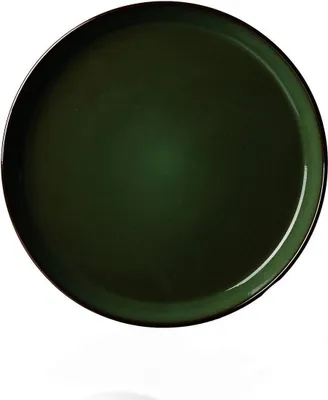 Obrázek produktu pro Flirt by R&B Visby, Jídelní talíř, Kulatý, Keramický, Hnědá, Zelená, Bílá, 260 mm, 260 mm