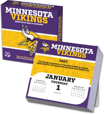 Produktbild von Turner Minnesota Vikings NFL Boxkalender 2026