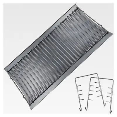 Produktbild von Aschekasten Anzündkamin Auffangwanne Feuerrost für Chargriller und Charbroil (68,6 x 33 cm)