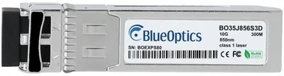 Zdjęcie produktu dla BlueOptics 10301-BO, Swiatłowód, 10000 Mbit/s, SFP+, LC, 300 m, 850 nm