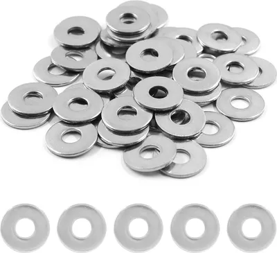 Produktbild von 30-teilige Unterlegscheiben M6 aus rostfreiem Edelstahl 304 (M6x18x1,5mm) – Hochwertige Metall-Unterlegscheiben für Gewindestange M6, Schrauben & Muttern | Korrosionsbeständig, Langlebig