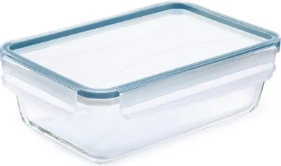 Obrázek produktu pro Rotho 1033506161, Kontejner, Obdélníkový, 1,3 l, Modrá, Průhledná, Sklo, -20 - 300 °C