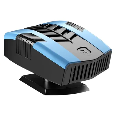 A product shot of a car heater on a white background.