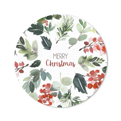 Produktbild von MuchoWow® Mauspad Mousepad Weihnachten - Zitat - Aquarell 30x30 cm - Mousepads - Maus Mat - Pad - Mausunterlage - Tischunterlage - Schreibtischmatten