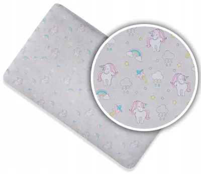 Produktbild von Spannbettlaken 50x90 cm passend für Beistellbetten, 100% Baumwolle mit Rundumgummi