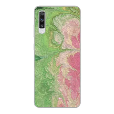 Produktbild von MuchoWow® Handyhülle Schutzhülle Hülle für Samsung Galaxy A70 Farbe - Kunst - Psychedelisch Silikon Softcase Handy Hülle - Schutzhaube