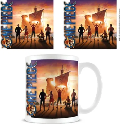 Produktbild von PYRAMID One Piece Live Action (Set Sail), Einzelbild, 0,315 l, Becher, Universal, Mehrfarbig, Weiß, Keramik