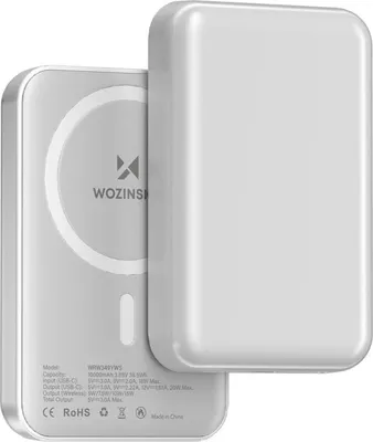 Produktbild von Wozinsky WRW349Y PowerBank für MagSafe 10000 mAh Quick Charge USB Type C Akku Power Pack Batterie