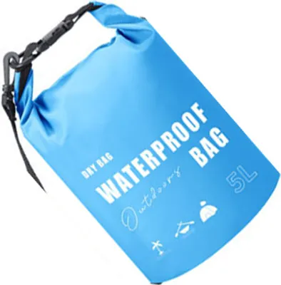 Produktbild von INF Wasserdichte Eimertasche - 5L Schultertasche für Outdoor-Aktivitäten Blau