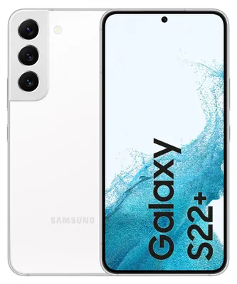 Produktbild von Samsung Galaxy S22+ SM-S906B 16,8 cm (6.6 Zoll) Dual-SIM Android 12 5G USB Typ-C 8 GB 128 GB 4500 mAh Weiß