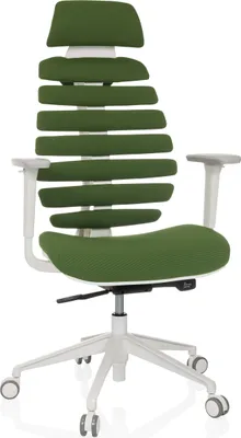 Produktbild von hjh OFFICE Profi Bürostuhl ERGO LINE W Ergonomischer Schreibtischstuhl mit Armlehnen Stoff Mystic Forest Drehstuhl für Büro, Zuhause