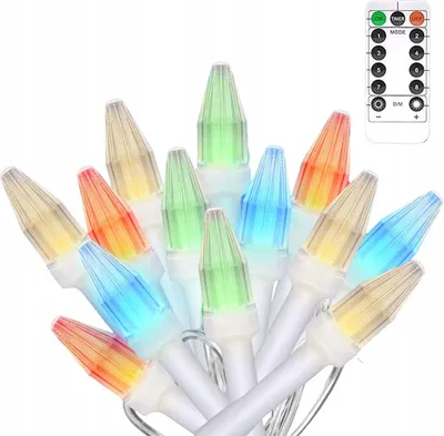 Produktbild von 2X Led Weihnachtsbeleuchtung 60 Leds, 6M, Mit Fernbedienung Und Timer, Batteriebetrieben Ip44