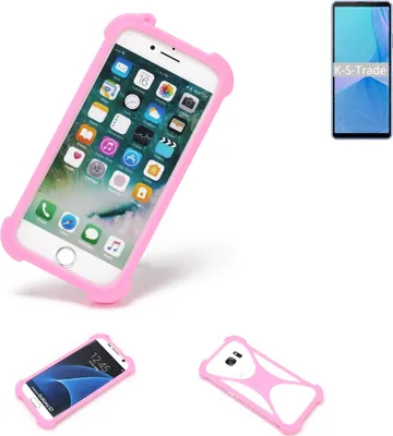 Produktbild von K-S-Trade Handy Hülle kompatibel mit Sony Xperia 10 III Schutz Hülle Bumper Silikon Schutz Hülle Cover Case Silikoncase Silikonbumper TPU Softcase