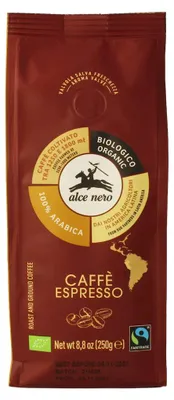KAWA MIELONA ARABICA 100 % ESPRESSO GÓRSKA FAIR TRADE BIO 250 g - ALCE NERO