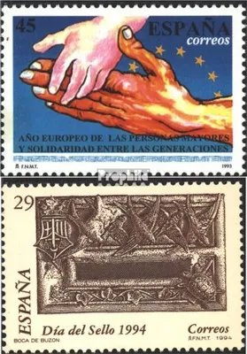 Produktbild von Briefmarken Spanien 1993 Mi 3130,3148 (kompl.Ausg.) postfrisch Altenjahr