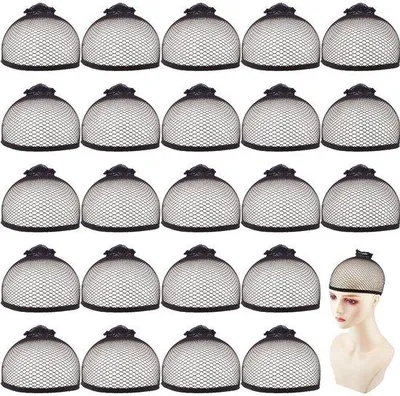 Produktbild von 50 Stück Haarnetze – Elastische Haarnetze – Schwarz