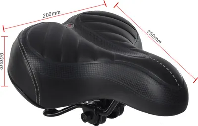 Produktbild von Fahrrad Sattel Fahrradsattel Fahrradsitz Doppelfeder, Rutschfeste, vibrationsdämpfende, bequeme, weiche