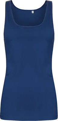 Immagine prodotto di X.O by Promodoro 1451 | Canotta donna a girocollo, cotone pettinato - Colore: Azzurro - Taglia: S