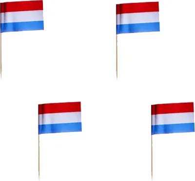 Produktbild von Papstar Partypicker, Flaggen 8 cm "Niederlande", 10 x 500 Stück