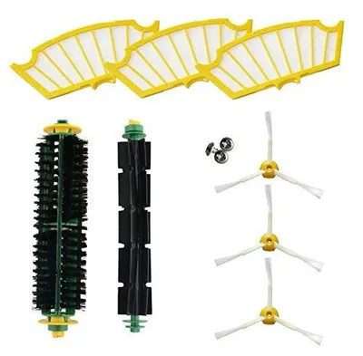 Ersatzset für Roomba Serie 500 – Rollen, Filter, Seitenbürsten