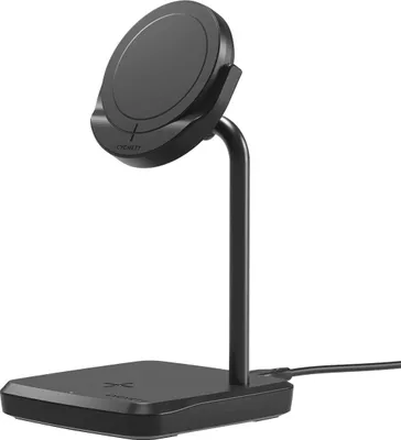 Image de Cygnett ChargeBase 2-en-1 CY5098BUNCP Chargeur sans fil Qi2.0 15W Noir