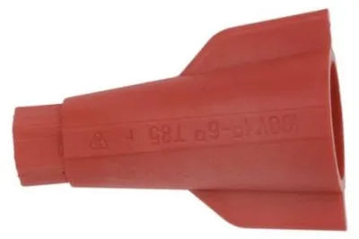 Zdjęcie produktu dla Uniwersalna nasadka skrętna 1-6mm2 ZSE 1-1,0/6,0 czerwona 43814201 /100szt/