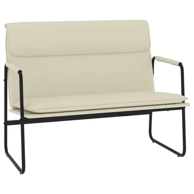 Image de Banc Crème 100x64x80 cm similicuir