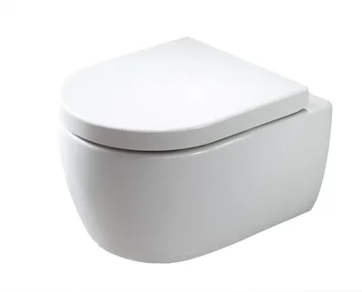 Produktbild von Spülrandloses Wand-Hänge WC NANO NT2039 - inkl. Softclose-Deckel - Weiß glänzend, Softclose-Sitz:Standard
