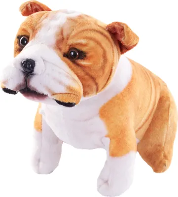 Image de Peluche Bulldog avec son - 18 cm