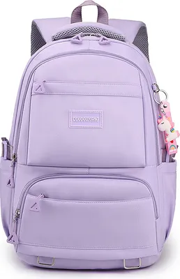 Obrázok produktu pre Školský batoh dámy, batoh cestovné školské tašky pre dospievajúce dievčatá ľahký denný batoh vodotesné Bookbag, fialová
