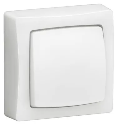 Immagine prodotto di Legrand OTEO Interruttore universale 10 A con morsetti a innesto, da incasso / Pulsante doppio bianco 086020L