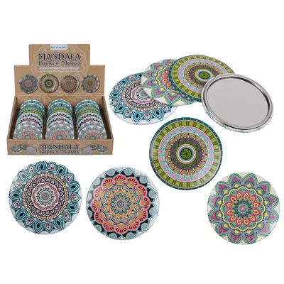 Obrázok produktu pre Vreckové zrkadlo, mandala, cca 7 cm