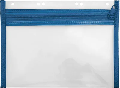 Produktbild von Veloflex Reißverschlusstasche VELOBAG XXS 4350050 DIN A5 PP blau