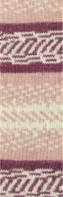 Produktbild von Pro Lana Fjord Socks 100g 189 beere-rosa-weiß Color