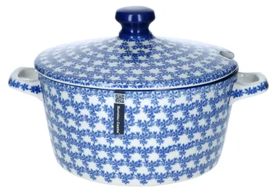Obrázek produktu pro Polská keramika Castle Serenity Tureen s poklicí 1,6L keramický hrnec na dušenou polévku