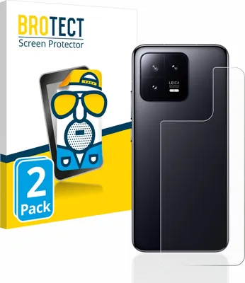 Produktbild von 2x BROTECT Schutzfolie für Xiaomi 13 (Rückseite) Displayschutz Displayschutzfolie Folie Matt Entspiegelungsfolie