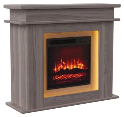 Produktbild von Elektrischer Kamin, 3D-Flammeneffekt, Fernbedienung, Stil B