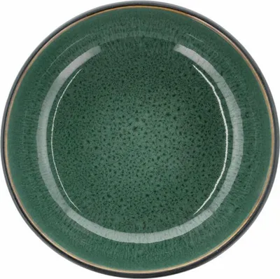 Image de Bol à poke/ramen Bitz Gastro noir/vert, Ø 18 cm