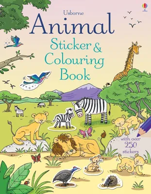 Produktbild von Animal Sticker and Colouring Book