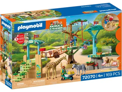 Produktbild von PLAYMOBIL Animals & Friends Zoo: Wildnis-Kletterpark