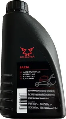 Zdjęcie produktu dla oryginalny 4-suwowy olej silnikowy do kosiarek Zongshen 0,6 l SAE30 SAE30