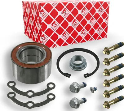 Produktbild von FEBI BILSTEIN Radlagersatz Hinten Links Hinten Rechts passend für MERCEDES-BENZ S-Klasse Limousine (W220) Schrägkugellager 88mm 21667