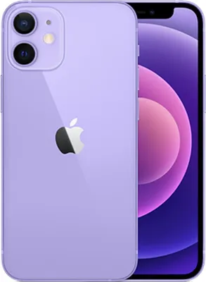 Produktbild von Apple iPhone 12 mini , 13,7 cm (5.4"), 2340 x 1080 Pixel, 256 GB, 12 MP, iOS 14, Violett