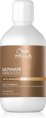 Immagine prodotto di Wella Ultimate Smooth Shampoo 100ml - shampoo chelante anticrespo
