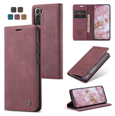 Collage of product images showing a phone case in different angles and colors.