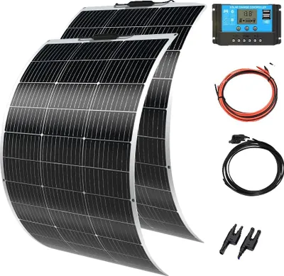 Zdjęcie produktu dla Panel słoneczny, elastyczna instalacja, wysoka wydajność, 12V 300W a