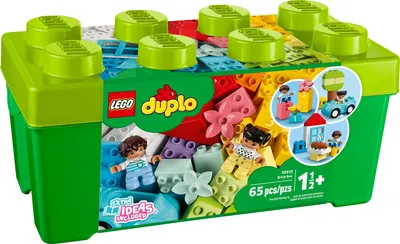 Immagine prodotto di Mattoncini LEGO® DUPLO® in scatola verde | contiene 2 minifigure - 10913 NUOVO! Parti 65x
