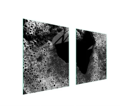 Produktbild von Herdschutzplatte Glas 85x52cm Herz Motiv